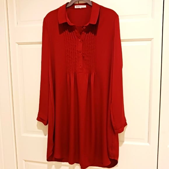 BCBGeneration Dresses & Skirts - BCBGeneration red shirt dress